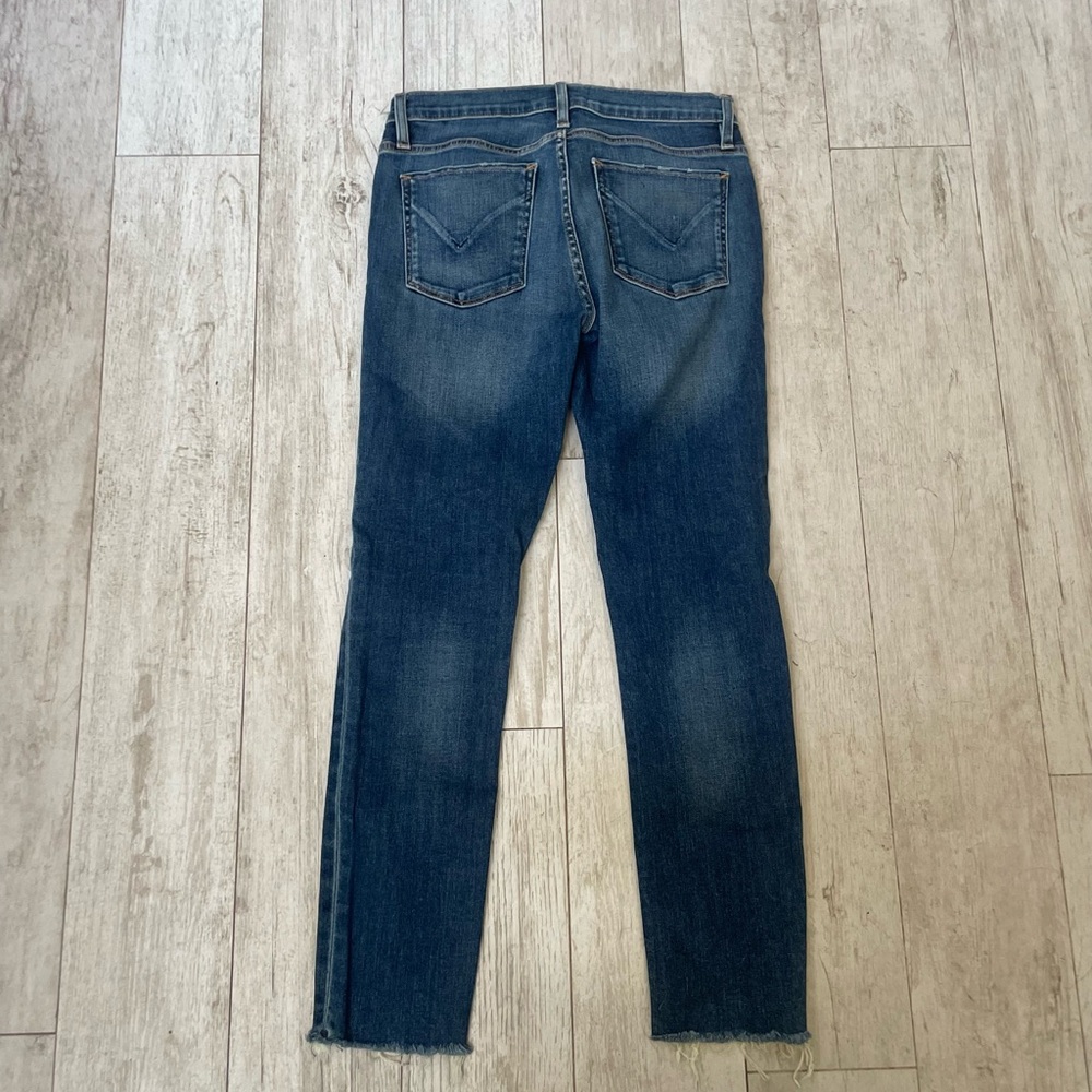 Hudson Jeans Blue Skinny Distressed Denim - Size 27 - Picture 7 of 8